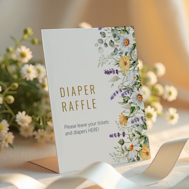 Chamomile & Eucalyptus Shower Diaper Raffle Sign (Creator Uploaded)