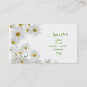 Chamomile Flowers Business Card