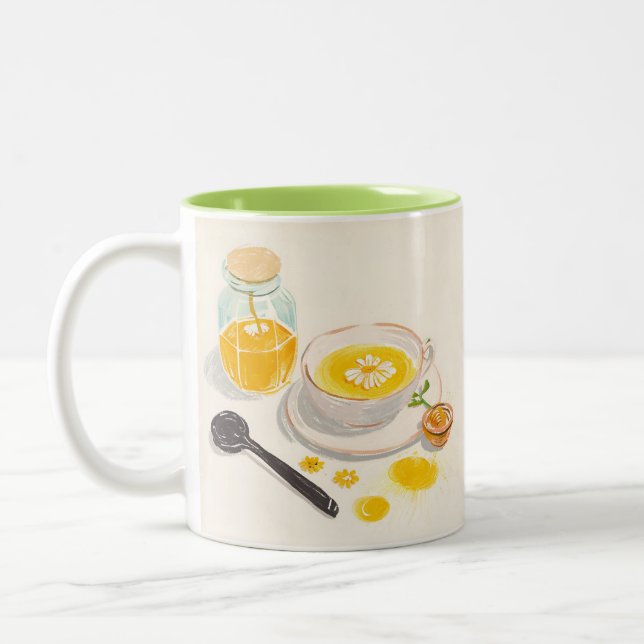 Chamomille Tea & Honey Mug (Left)