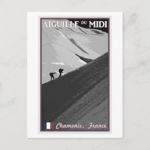 Chamonix - Aiguille du Midi Arete Postcard