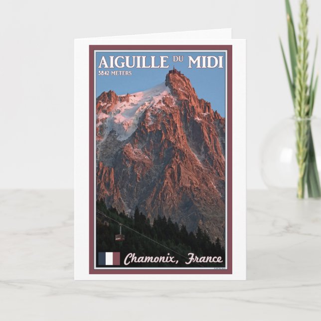 Chamonix - Aiguille du Midi Card (Front)