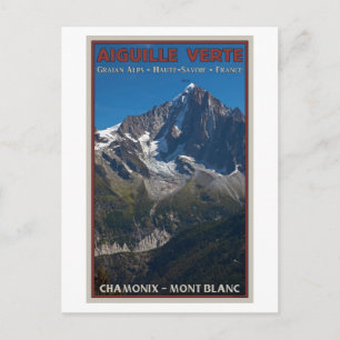 Chamonix - Aiguille Verte Postcard