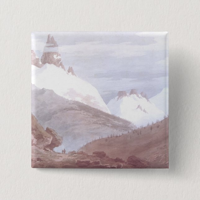Chamonix and Martigny 15 Cm Square Badge (Front)