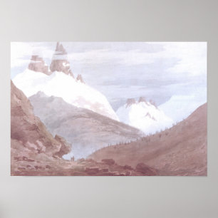 Chamonix and Martigny Poster
