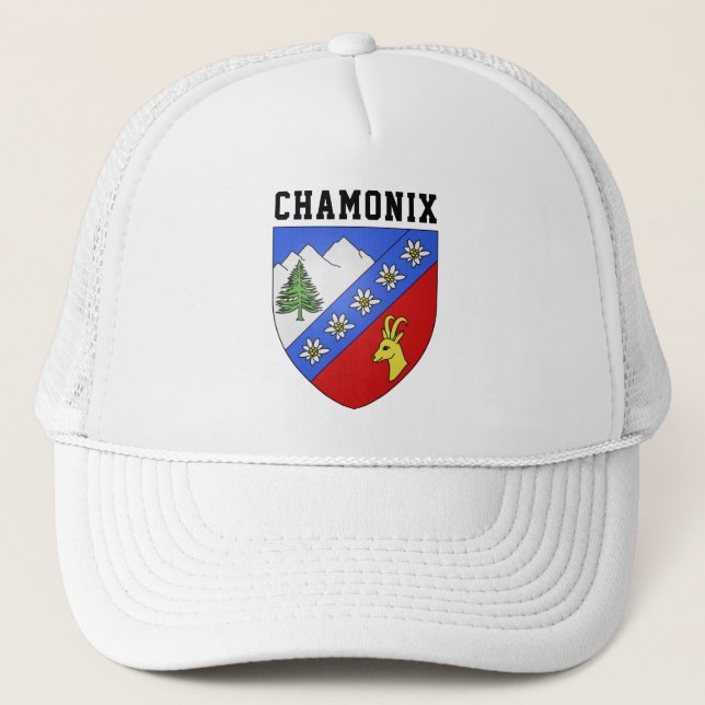 Chamonix coat of arms trucker hat (Front)