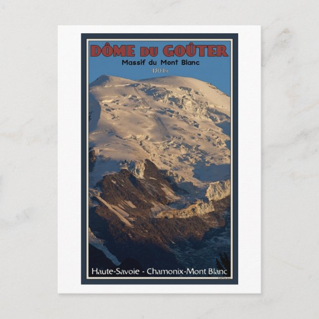 Chamonix - Dome du Gouter Postcard (Front)