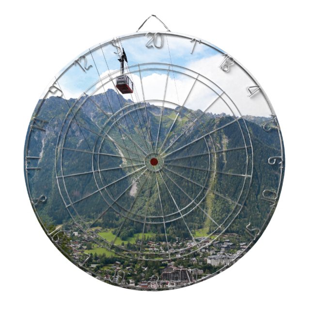 Chamonix - France Dartboard (Front)