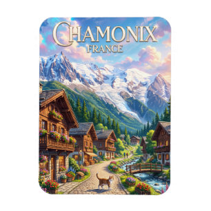 Chamonix France Magnet