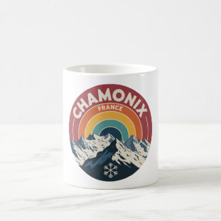 Chamonix France Retro Mountain Mug