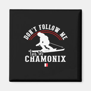 Chamonix France Ski Resort French Alps Skiing Souv Magnet