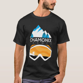 Chamonix France Ski Snowboard Clothing T-Shirt