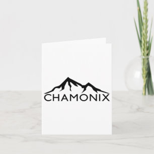 Chamonix France Skiing Card