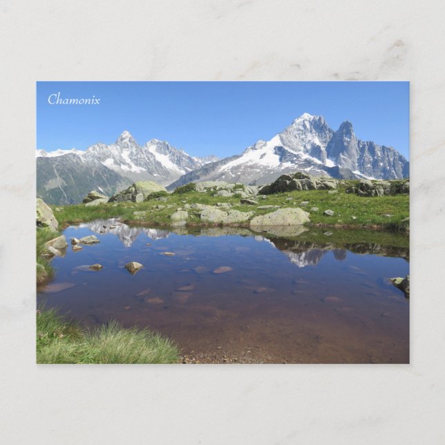 Chamonix French Alps Postcard (Front)