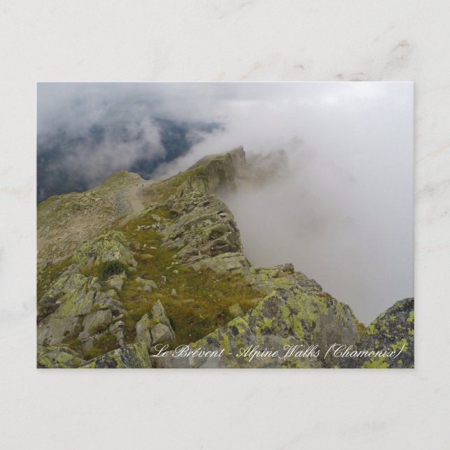 Chamonix, Le Brévent mountains - France Postcard (Front)