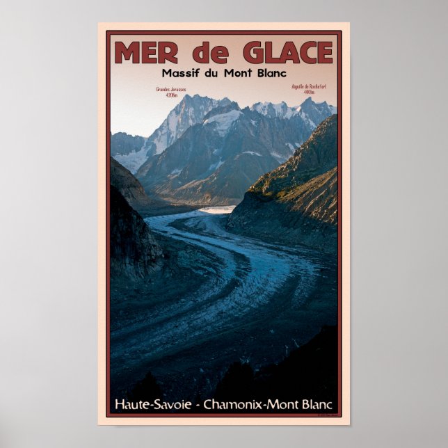 Chamonix - Mer de Glace Poster (Front)
