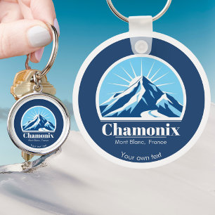 Chamonix Mont Blanc France gift souvenir  Key Ring