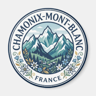 Chamonix-Mont-Blanc France Magnet