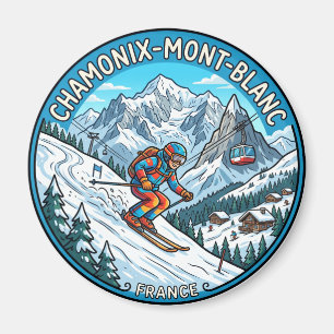 Chamonix Mont Blanc France Magnet