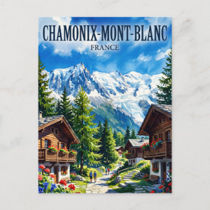 Chamonix-Mont-Blanc France Postcard