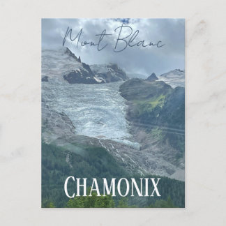 Chamonix, Mont Blanc, French Alpes, summer Postcard
