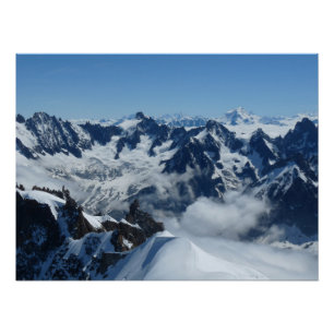 Chamonix Mont Blanc French Alps Poster