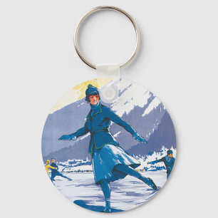 Chamonix-Mont Blanc Key Ring