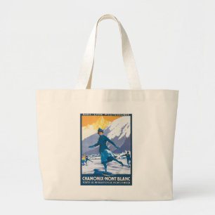 Chamonix-Mont Blanc Large Tote Bag