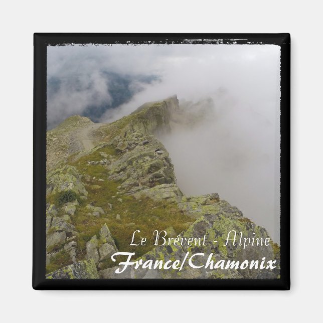 Chamonix, Mont Blanc, Le Brévent (Magnet) Magnet (Front)