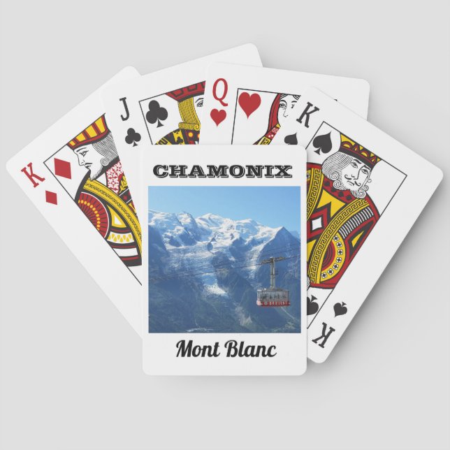 Chamonix Mont Blanc Playing Cards (Back)