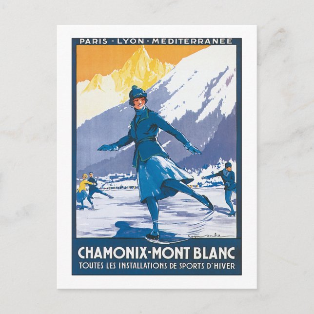 Chamonix Mont Blanc Postcard (Front)