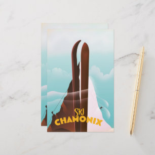 Chamonix-Mont-Blanc Ski poster