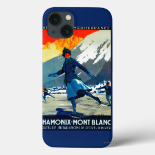 Chamonix-Mont Blanc Vintage PosterEurope iPhone 13 Case
