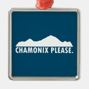 Chamonix Please Metal Ornament