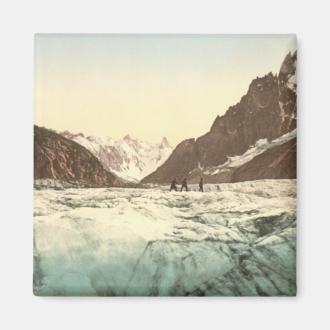 Chamonix Valley - Mer de Glace Magnet (Front)