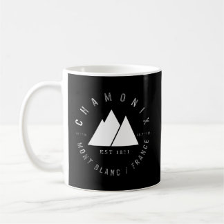 Chamonix Valley Mont Blanc France Skiing Snowboard Coffee Mug