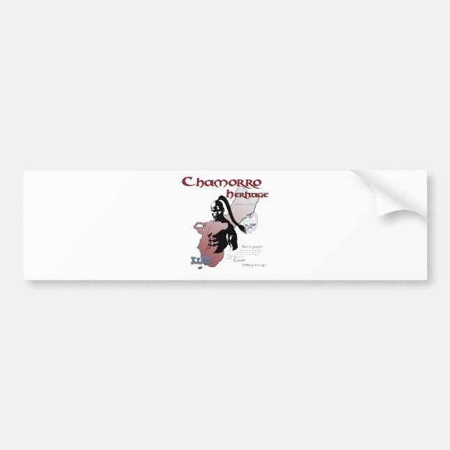 Chamorro Spirit copy Bumper Sticker (Front)