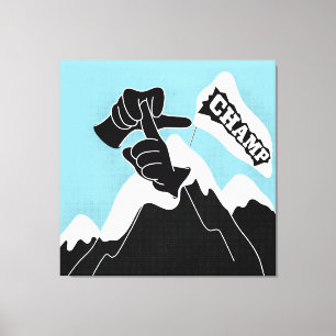 Champ - ASL Design Canvas Print