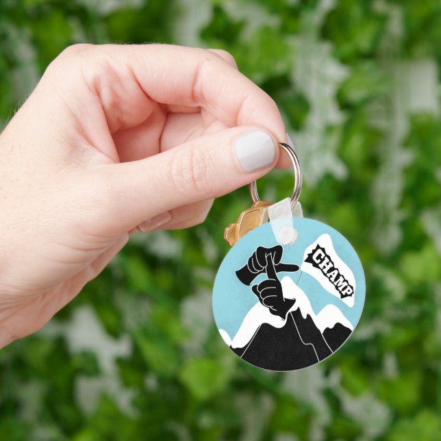 Champ - ASL Design Key Ring (Hand)