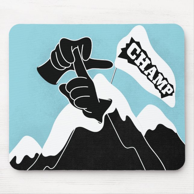 Champ - ASL Design Mouse Pad (Front)