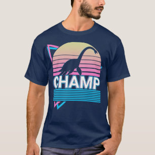 Champ Cryptid Cryptozoology Retro T-Shirt