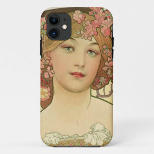 Champagne Alphonse Mucha iPhone 11 Case