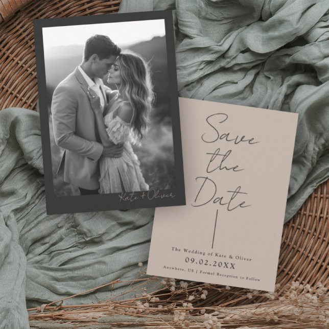 Champagne and Black Wedding  Save The Date (Creator Uploaded)