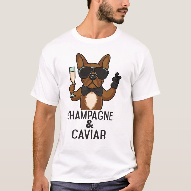 Champagne and Caviar T-Shirt (Front)