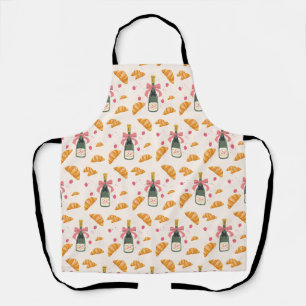 Champagne and Croissants Apron