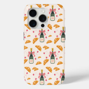 Champagne and Croissants iPhone 15 Pro Case