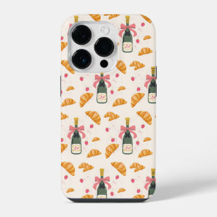 Champagne and Croissants iPhone 14 Pro Case