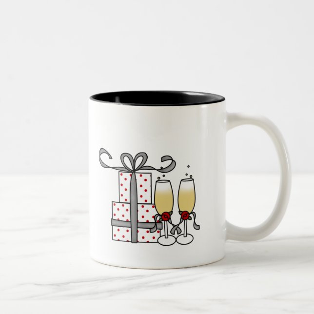 Champagne and Gifts Mug (Right)