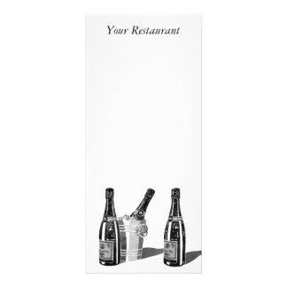 Champagne and Ice Bucket Menu