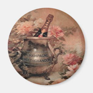 Champagne and Roses Magnet
