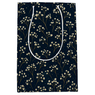 Champagne Baby's Breath Scatter Gift Bag